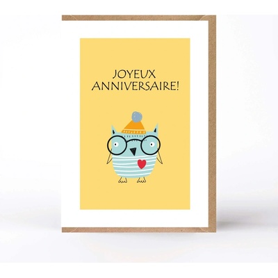 20330 PŘÁNÍ S OBÁLKOU / JOYEUX ANNIVERSAIRE!