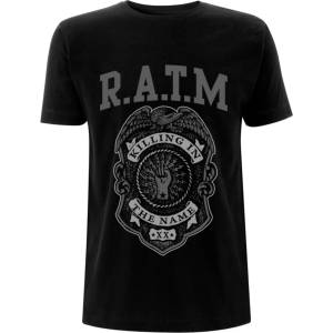 NNM тениска метална мъжки Rage against the machine - Сив Police - NNM - РТРАМЦБПОЛ