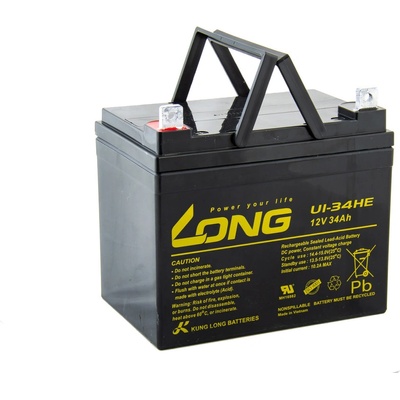 Long 12V / 34Ah DeepCycle AGM F4 (U1-34HE)