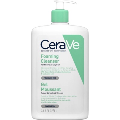 CeraVe čisticí pěnicí gel 1000 ml