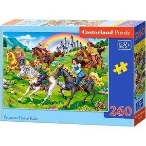 Castorland Пъзел Castorland от 260 части - Принцеси на коне (В-27507-1) - baby