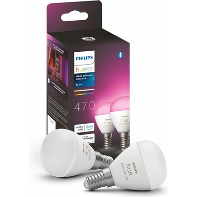 Philips HUE 8719514491281 Hue White and Color žiarovka LED, E14, 5,1W, 470lm, 2000-6500K+RGB, stmievateľná