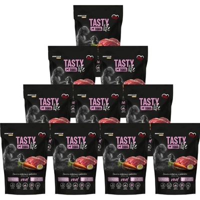 Tasty Dogs Life Junior teľacie v želé miske 10 x 150 g