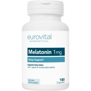 Eurovital Melatonin 1mg [180 капсули]