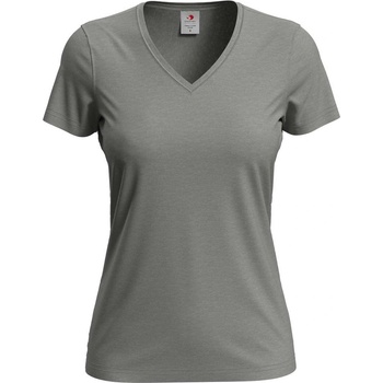 Stedman classic-t v-neck st2700 / Дамска тениска с v-образно деколте - сив меланж l (st2700gyhl)