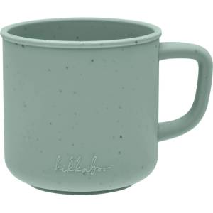 KikkaBoo Чаша с дръжка Platinum Silicone Sage (31302050021)