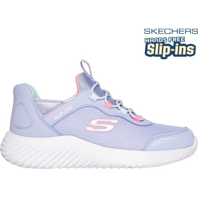 Skechers dievčenská vychádzková obuv BOUNDER SIMPLE CUTE fialová,ružová biela