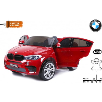 Beneo BMW X6 M 2 miestne elektrická brzda 2x motor dialkové ovládanie lakované červená
