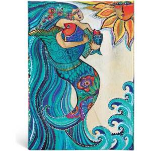 Paperblanks Тефтер Ocean Song, 130 х 180 mm, широки редове, твърда корица, 80 листа (PB2236-7)