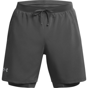 Under Armour Къси панталони Under Armour Men's UA Launch Run 2-in-1 Shorts - C Rock/Reflect