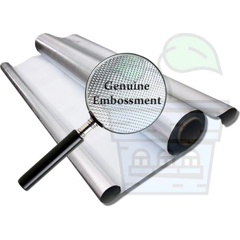 Image 1 of EASYGROW Диамантено отразително фолио (с бял гръб) 125μm 1.25м x 1м (линеен метър) (2613)