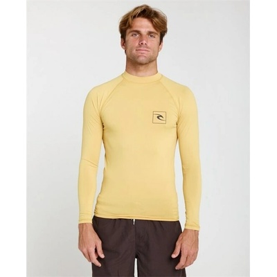 RIP CURL Streamline UPF LS Rash Vest Ochre