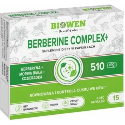 Biowen Berberine Complex+ 15 kapsúl