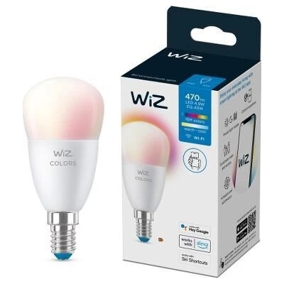 WiZ Colors 8719514554658 inteligentní žárovka LED E14 4,9W 470lm 2200-6500K RGB stmívatelná