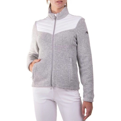 Kjus Alpine Jacket silver fog melange-white