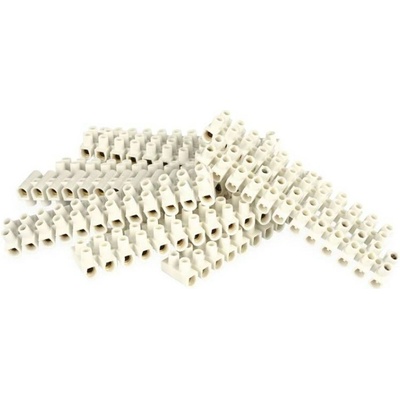 Skrutková svorkovnica 12× 6–10 mm2, 450 V, biela, 10 ks 8592920154892
