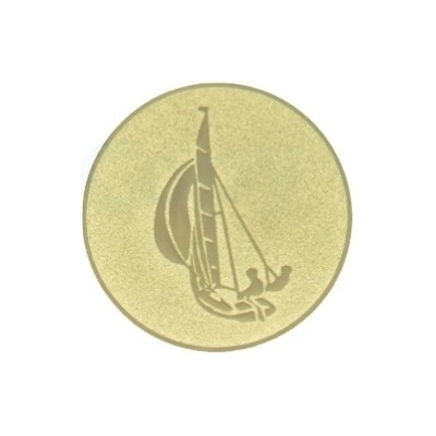 Kovový emblém JACHTA PLACHETNICE 087