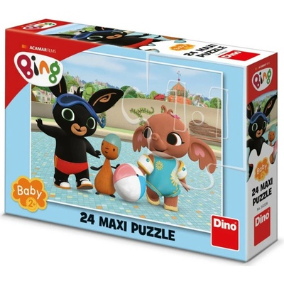DINO Bing u bazénu 24 dílků