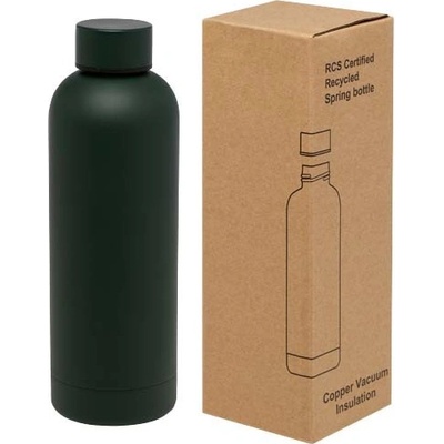 Spring RCS certifikovaná měděná vakuově izolovaná láhev 500 ml Láhvově zelená