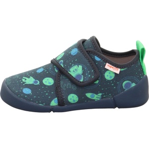 Superfit Детски пантофи Superfit Kid's Venti F House slippers - Blau / Mehrfarbig - размер 35 (EU) (702-6075-0221)