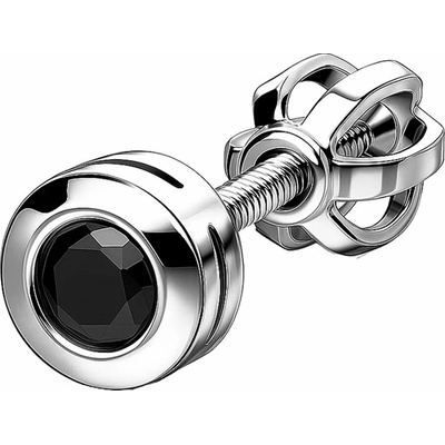 Zlaton Náušnice bílé zlato se zirkonem 1ks 0.50cm 0.65g N15082500302