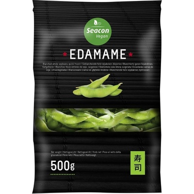 Mrazené Edamame sójové bôby nelúpané 500g Seacon