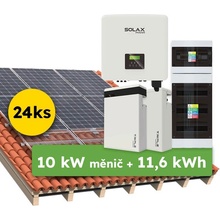 Ecoprodukt Hybrid Solax 10,32kWp 11,6kWh 3-fázový hybridní systém na klíč