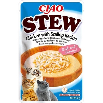 Inaba Ciao Stew kuře a hřebenatka 40 g