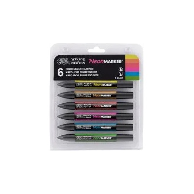 Winsor & Newton Маркер Promarker 6 неонови цвята
