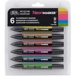 Winsor & Newton Маркер Promarker 6 неонови цвята