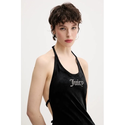 Juicy Couture Кадифена рокля Juicy Couture HALTER (JCWED125326)