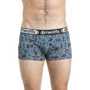 Meatfly мъжки боксерки Balboa Double Pack Riot Act Seamless Meatfly | Mnogotsveten | МЪЖЕ | S