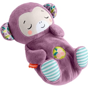 Mattel Плюшена играчка Fisher Price Soothe & Snuggle - Маймунка, лилава (JLH41) - baby