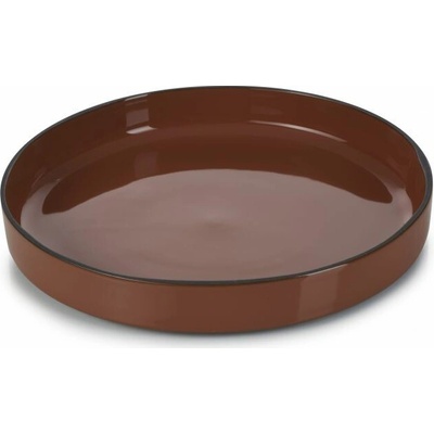 Revol Caractére talíř gourmet pr. 23 cm, tmavěhnědý