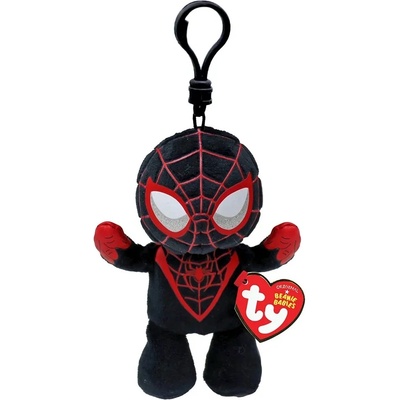 TY Toys Ключодържател TY Toys Beanie Babies - Miles Morales SpiderMan, 8.5 cm (TY34008)