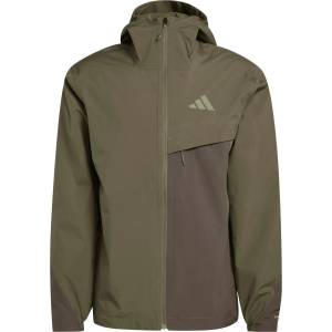 adidas Terrex Мъжко водоустойчиво яке adidas Terrex MT 2Layer Rain Jacket Waterproof jacket - Olive Strata / Shadow Olive / Tent Green (002-4015-0313)