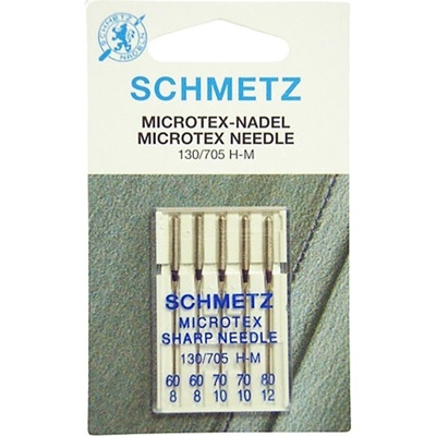 Jehly Schmetz 130/705 H-M Microtex 5 ks mix (2x60,2x70,1x80) – Zboží Dáma