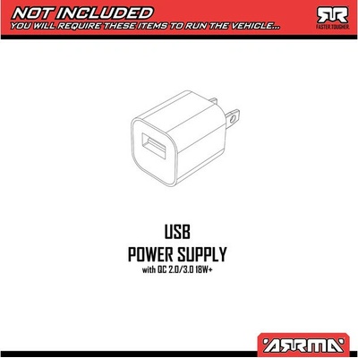 Arrma Fury Mega 550 RTR modrá 1:10