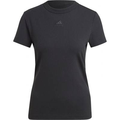 adidas Тениска за бременни Adidas Ribbed Fitted Maternity T-Shirt Womens - Black