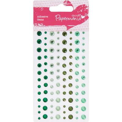 WEST DESIGN Samolepicí kamínky Capsule Verde 104ks