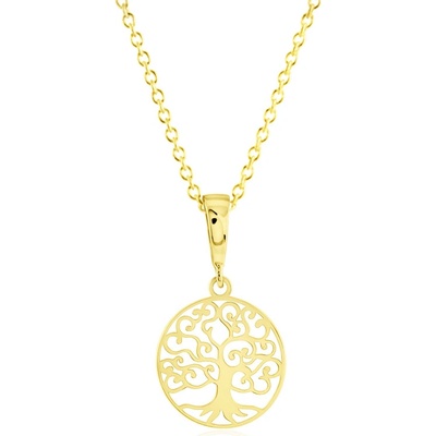 Gemmax Zlatý řetízek se stromem života GUSYN-40091-36261