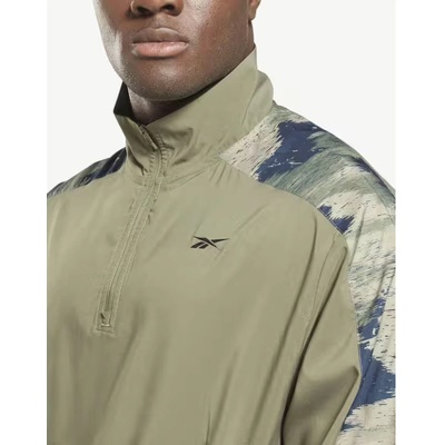 Reebok Training Camo 1/4 Zip Sweatshirt Green