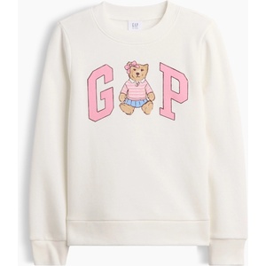 GAP Детски суитшърт Brannan Bear с лого GAP GAP | Byal | Момичешки | M