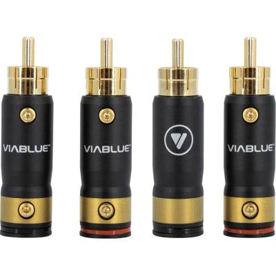 ViaBlue Накрайници viablue t8 rca (4бр. ) (31050)