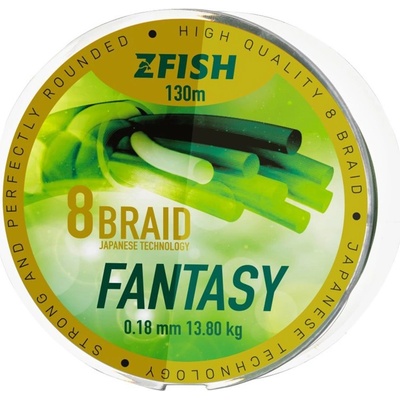 Zfish Šnůra Fantasy 8-Braid 130m 0,18mm