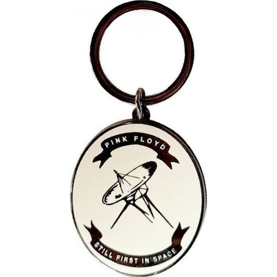 Pink Floyd First In Space Oval Ключодържател (PFKEY17)