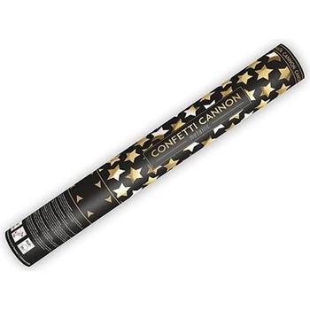 Vystreľovacie konfety zlaté hviezdy 40cm