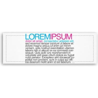 Fotoobraz 150x55 cm panorama Lorem Ipsum