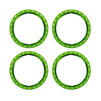 Traxxas пръстен Beadlock алуминиев зелен (4)