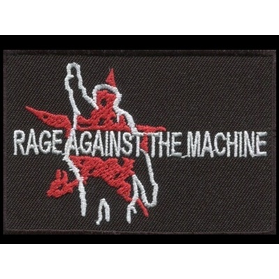 Nášivka RAGE AGAINST THE MACHINE battle vyšívaná zažehlovací – Hledejceny.cz